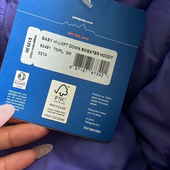 Patagonia infant coat NWT 3 months - Picture 4 of 4